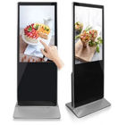55 Inch Indoor Floor Standing Advertising Lcd Touch Screen Digital Signage Totem Kiosk Remote Control Wifi Android